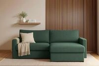 Fun M&ouml;bel Ecksofa Schlafsofa Sofa BENDIK in Stoff, Ottomane Links oder Rechts,