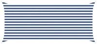 vidaXL Sonnensegel Sonnensegel Blau und Wei&szlig; 4,5 x 2 m 100 % Polyester Oxford,