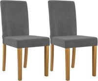 CLP Esszimmerstuhl Ina (2er Set, 2 St), Cordbezug, gepolstert mit R&uuml;ckenlehne