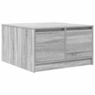 vidaXL Couchtisch Couchtisch mit Schubladen Grau Sonoma 70,5x70x40 cm (1-St)