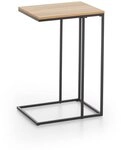 xonox.home Couchtisch, in Artisan Nachbildung/schwarz B/H/T ca.: 30 x 58 x 40 cm