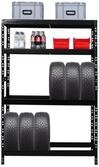 PROREGAL&reg; Schwerlastregal Reifenregal R&auml;derregal Garagenregal TIGER mit Ablage,