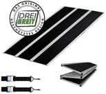 TRUTZHOLM Auffahrrampe DREIBREIT 2-fach klappbar Auffahrrampe Alu 175 cm 1020 kg