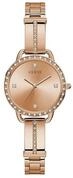Guess Quarzuhr GW0022L3 Kristall-Armreif-Uhr 30mm