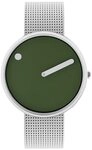 PICTO Quarzuhr Picto 43396-0820S Fresh Olive 40mm 5ATM Picto 43396-0820S Fresh Olive