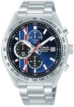 LORUS Chronograph RM393JX9, Quarzuhr, Armbanduhr, Herrenuhr, Edelstahlarmband,