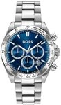 BOSS Chronograph HERO 2.0 1514315, Quarzuhr, Armbanduhr, Herrenuhr, Edelstahlarmband,