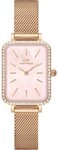 Daniel Wellington Quarzuhr Daniel Wellington DW00100669 Damenuhr Quadro Charm Bezel