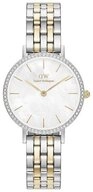 Daniel Wellington Quarzuhr Daniel Wellington Petite Lumine Bezel 5-Link Two-Tone MOP,