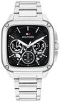Tommy Hilfiger Multifunktionsuhr Herald Skeleton 1710758, Quarzuhr, Armbanduhr,