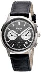 Boccia Quarzuhr Chronograph Titan Schwarz