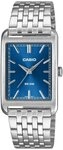 CASIO Quarzuhr R Uhr in Unisexgr&ouml;&szlig;e Quarz Edelstahl/Blau