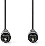 Nedis CAGL25000BK20 Audio- & Video-Kabel, Optisches Audiokabel, Optisches Audiokabel,