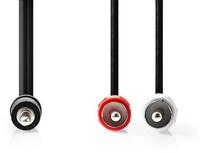 Nedis CAGB22200BK100 Audio- & Video-Kabel, Stereo-Audiokabel,...
