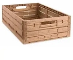 PROREGAL&reg; Faltbox Holzdekor ACKTIVE LOCK Klappbox Kiste Obstkiste Gem&uuml;sekiste...