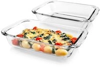 GOURMETmaxx Auflaufform Auflaufform Set f&uuml;r Hei&szlig;luftfritteuse - Backform rechteckig