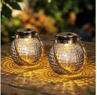 Haushalt International LED Solarleuchte, LED-Leuchtmittel fest verbaut,...