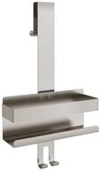 vidaXL Regal Duschcaddy H&auml;ngend Geb&uuml;rsteter Edelstahl 304, 1-tlg.