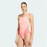 adidas Performance Badeanzug RIPSTREAM TEAM THIN STRAPS C-BACK BADEANZUG (1-St) rosa