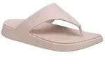 Crocs Zehensandale Getaway Triangle Flip rosa - Damen Badeschuh rosa 41-42 EU