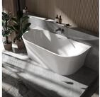 Bernstein Badewanne NOVA Wei&szlig; gl&auml;nzend 170 x 80 cm, Vorwand-Badewanne Acryl...