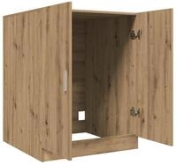 vidaXL Mehrzweckschrank NA Waschmaschinenschrank Artisan-Eiche 70,5x71,5x91,5 cm