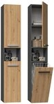 MAGOWA Badkommode Badezimmerschrank NEL 3 H174 cm x B31 cm x T30 cm (Stabil,