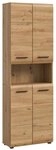 xonox.home Hochschrank Artisan Oak Nachbildung Melamin beschichtet modern 60x185x30