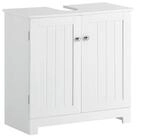 SoBuy Waschbeckenunterschrank BZR18 Badschrank Waschtisch Unterschrank mit 2...