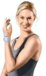 SPORLASTIC Handbandage Sporlastic Mittelhand Daumenschiene Orthese beige|wei&szlig; M