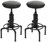 MCW Barhocker MCW-N23-HK (Set, 2er), Modernes Industriedesign