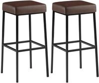 CLP Barhocker Montreal 85 Kunstleder (Set, 2er), Kunstlederbez&uuml;ge, mit