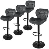 ML-DESIGN Barhocker Gepolsterter Barstuhl mit R&uuml;ckenlehne und Fu&szlig;st&uuml;tze,...