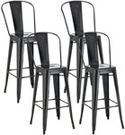 CLP Barhocker Aiden (Set, 4 St., 4er), aus Metall mit Fu&szlig;st&uuml;tze