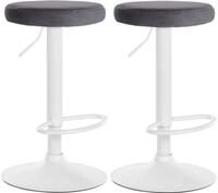 CLP Barhocker Ponte Samt (Set, 2er), drehbar und h&ouml;henverstellbar