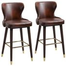 HOMCOM Barhocker Barhocker im 2er Set