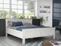 FORTE Bett KASHMIR, Belastbarkeit 250 KG, dekoratives Kopfteil (Liegefl&auml;che...