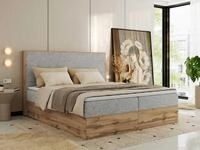 MKS M&Ouml;BEL Boxspringbett WOOD CLASSIC (Packung, Set, Topper T25/Visco, hohe...