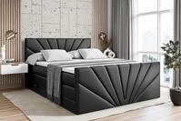 ALTDECOR Boxspringbett MILTIO-Z KING (Multipocket-Matratze H4, H3 Matratze