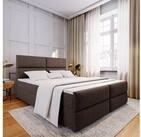 Masseno Boxbett MULEN 160x200 cm mit Bonell Matratze und Topper, Doppelbett,
