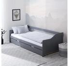Homestyle4u Ausziehbett 90x200 Holz G&auml;stebett mit Ausziehfunktion 2...