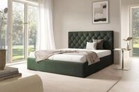 Selsey Polsterbett AUREVIA, Polsterbett mit Bettkasten, Velours, Lattenrost, 3