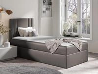 MIRJAN24 Boxspringbett Carmen Mini (mit Hauptmatratze, Topper, Kopfteil), 80,...