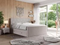 MKS M&Ouml;BEL Boxspringbett KING EIGAR (Packung, Set, Topper T25/Visco, T30-Schaum,