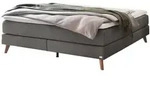 HASENA Boxspringbett grau 160 cm x 200 cm
