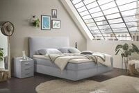 ED EXCITING DESIGN Boxspringbett Marbella, Duo-Matratze- harte Kokosmatte, weiche