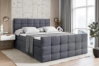 ALTDECOR Boxspringbett APO-Z KING (mit Matratze und Lattenrost Topper...