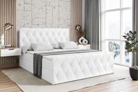 ALTDECOR Boxbett AMAY (mit Matratze Lattenrost Topper Polsterbett mit Bettkasten