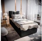 Masseno Boxbett MERIL 90x200 cm mit Bonell Matratze und Topper, Einzelbett,