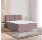 Masseno Boxbett MERIL 160x200 cm mit Bonell Matratze und Topper
